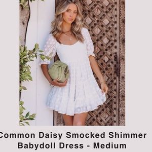 Vici dolls White smocked dress